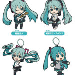 初音未來 黏土人Plus 橡膠鑰匙圈